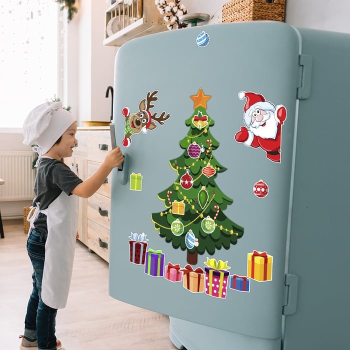 Kerst Magnetische Sticker
