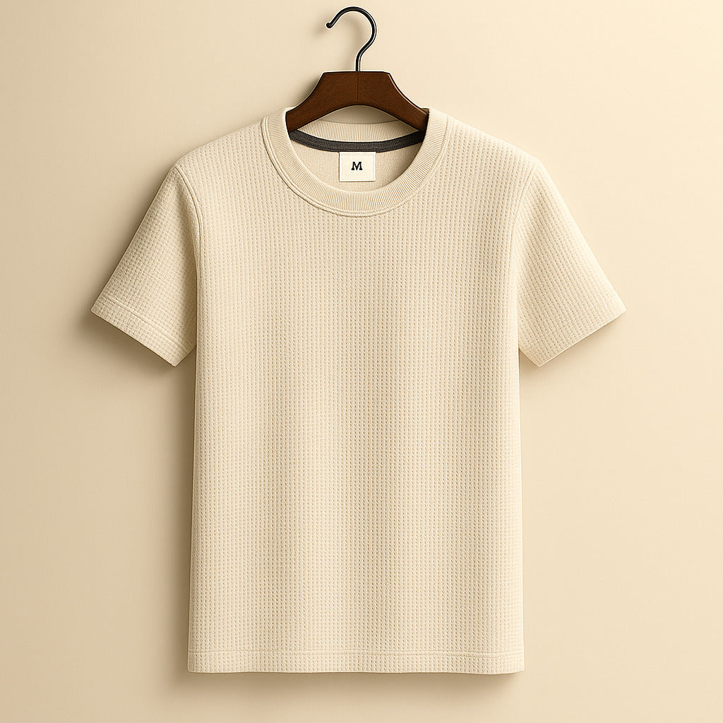 Waffle Knit Tee™ — Erobre hvert rom med ustoppelig komfort og stil