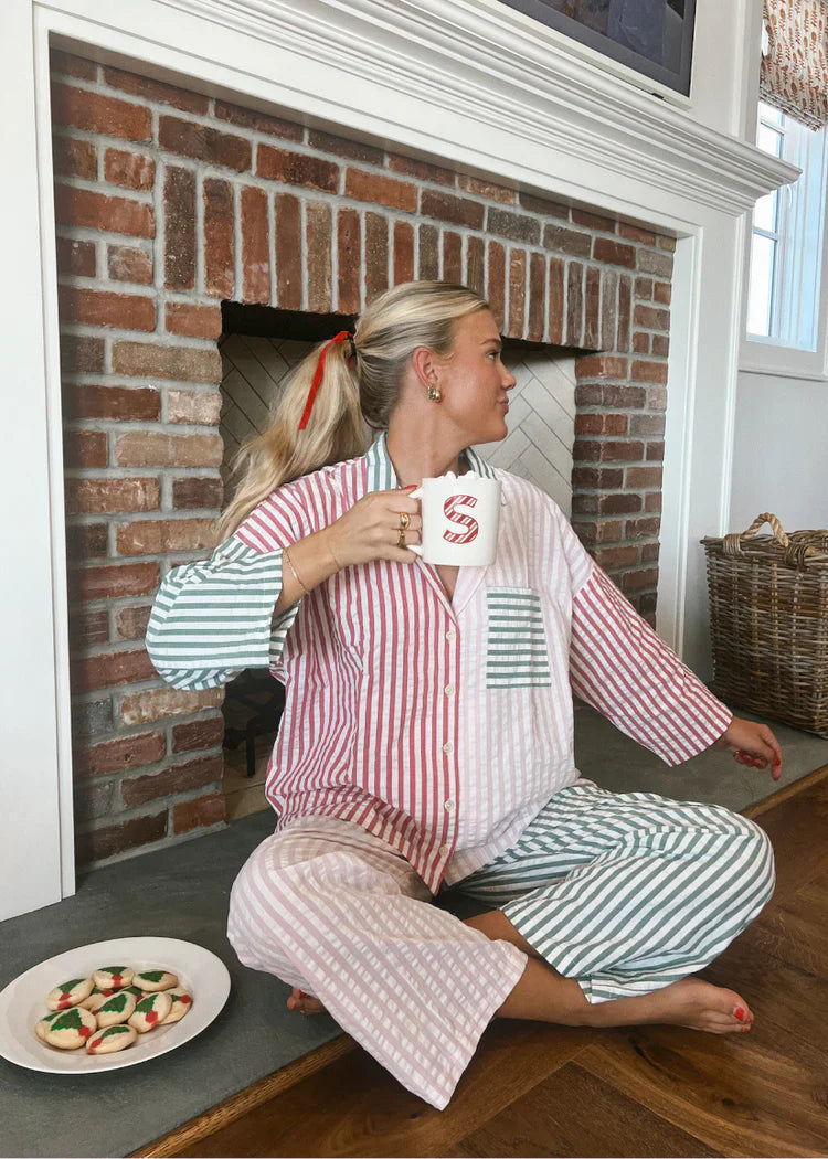 Bonde kruispatroon pyjama