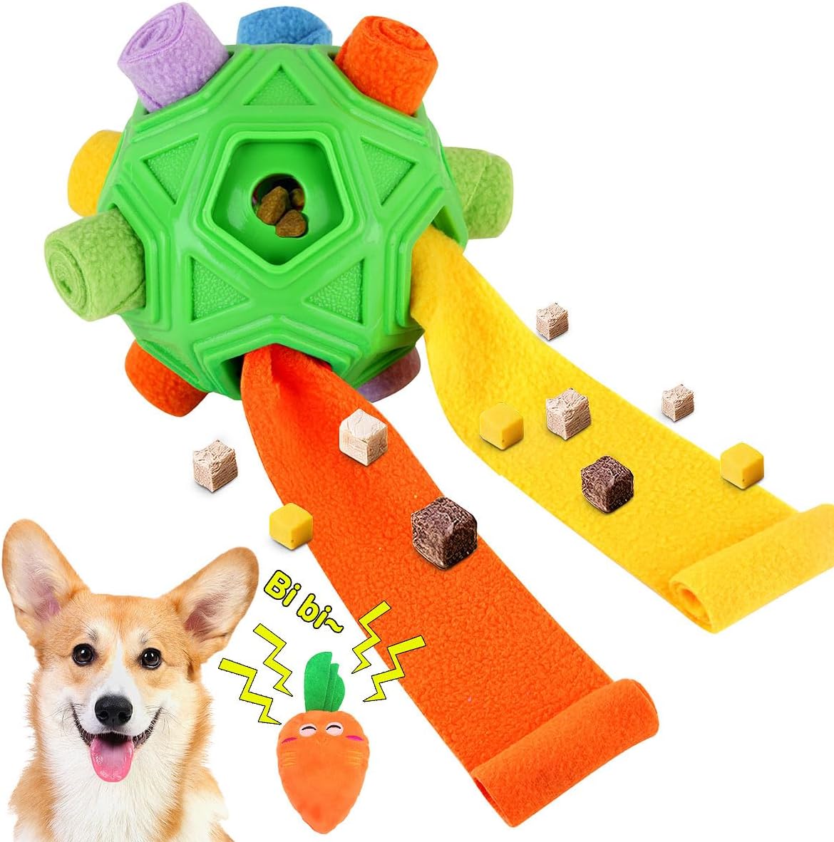 BrainTwist™ Treat Ball — Gør måltidet til en sjov hjernegymnastik, der beroliger og begejstrer din hund