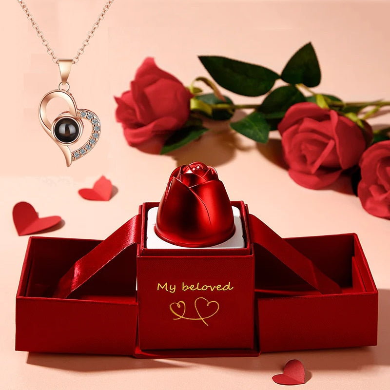 Vortex Love Necklace in 100 languages