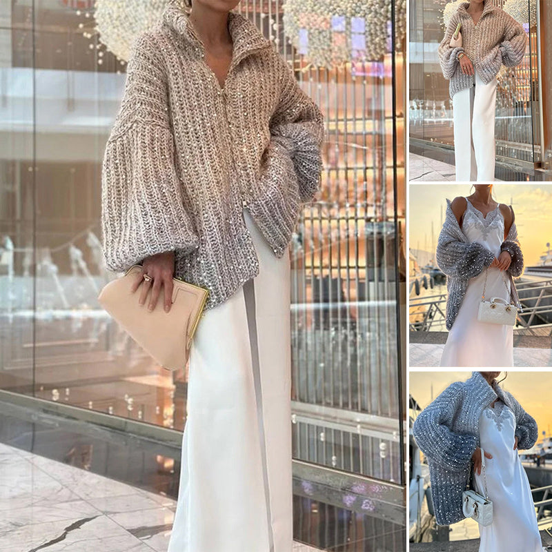 Knitted Sweater Jacket
