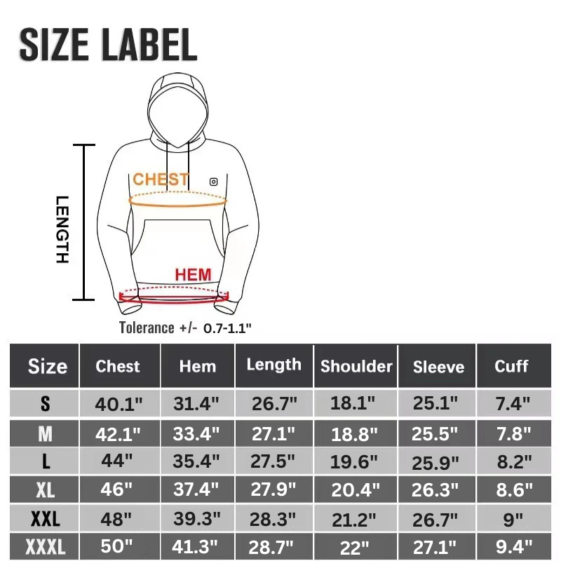 Unisex Heated Hoodie