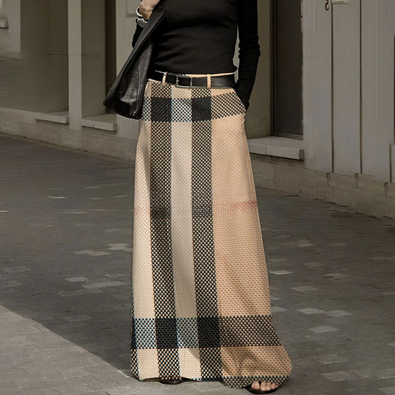 Ava Maxi Skirt | Black, A-Line, High Waist, Floor-Length 12