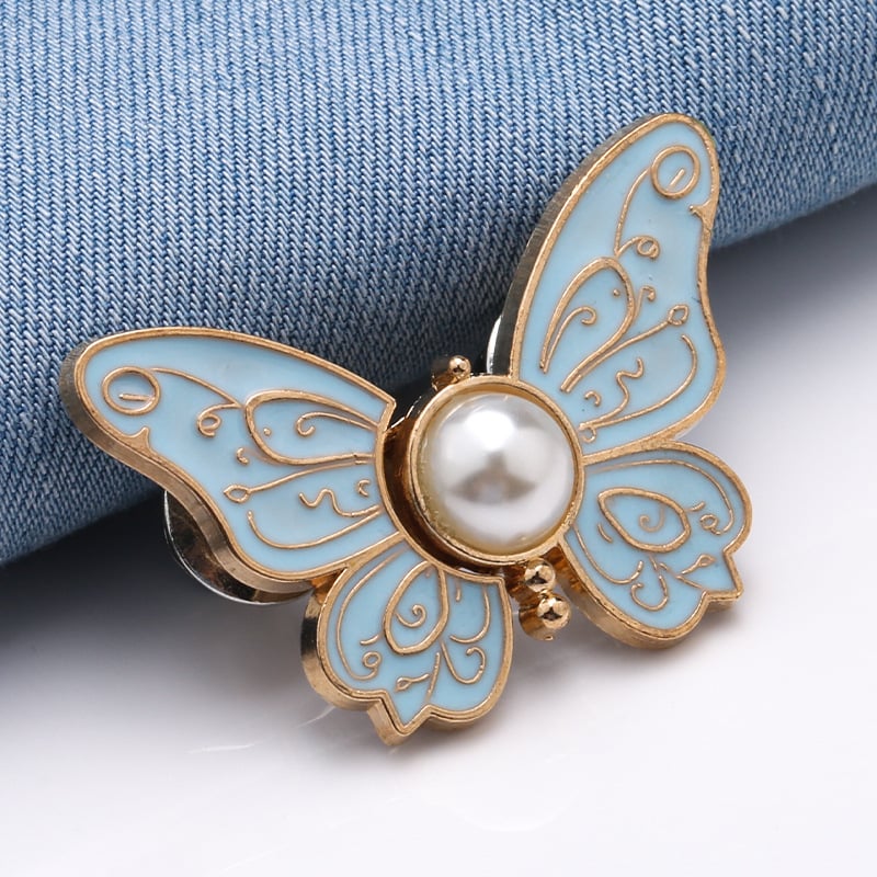 Bella Butterfly Clips | Metal Adjustable, No-Sew Design 8