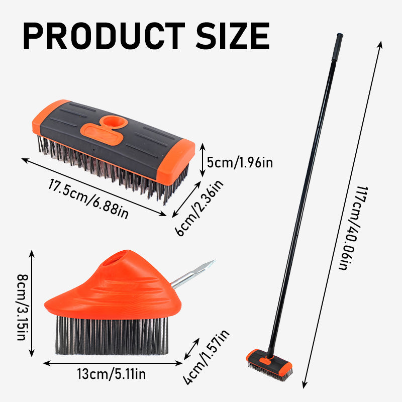 Bora 3-in-1 Weed Brush Set | Durable Steel, Ergonomic Handle 7