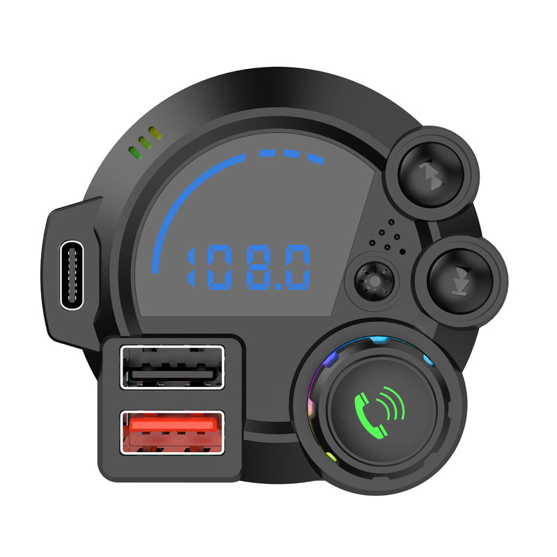 Breeze Bluetooth FM Transmitter for Car | Dual USB Fast Charging, Enhanced Bass Sound 8