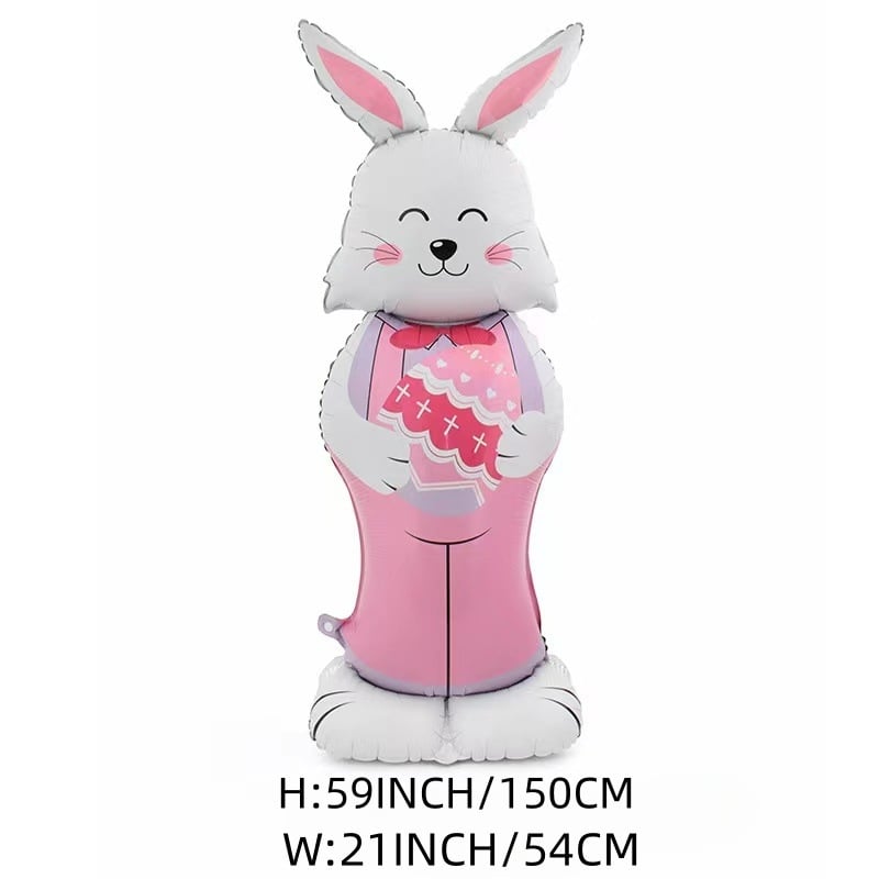 Breezy Bunny Ballon | Riesige 3D Selbsttragende Dekoration