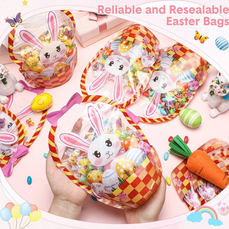 Bunny Godteposer | Plastik slikgaveposer med håndtag