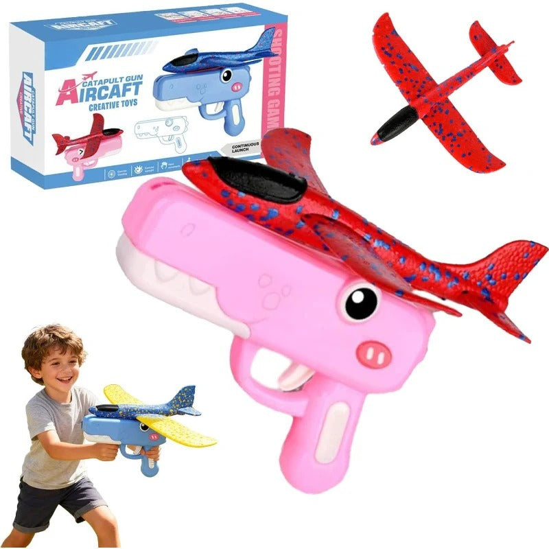 Dino Glider Launcher | Foam Airplane Toy 8