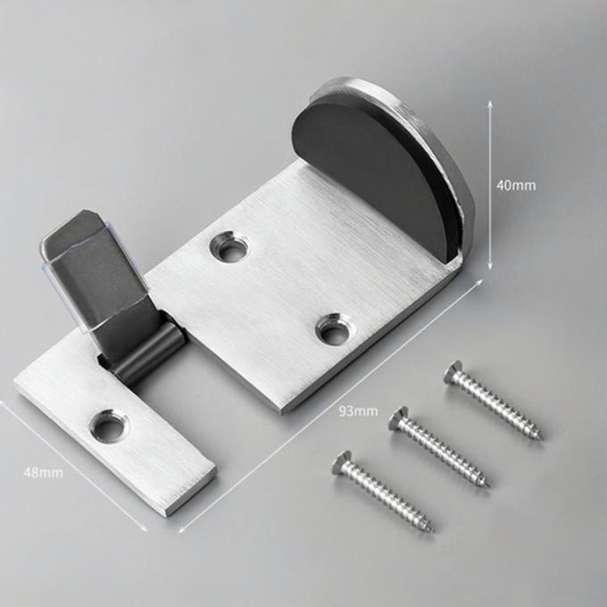 Dura Door Stop | Heavy-Duty Stainless Steel, Impact Absorbing Rubber 6
