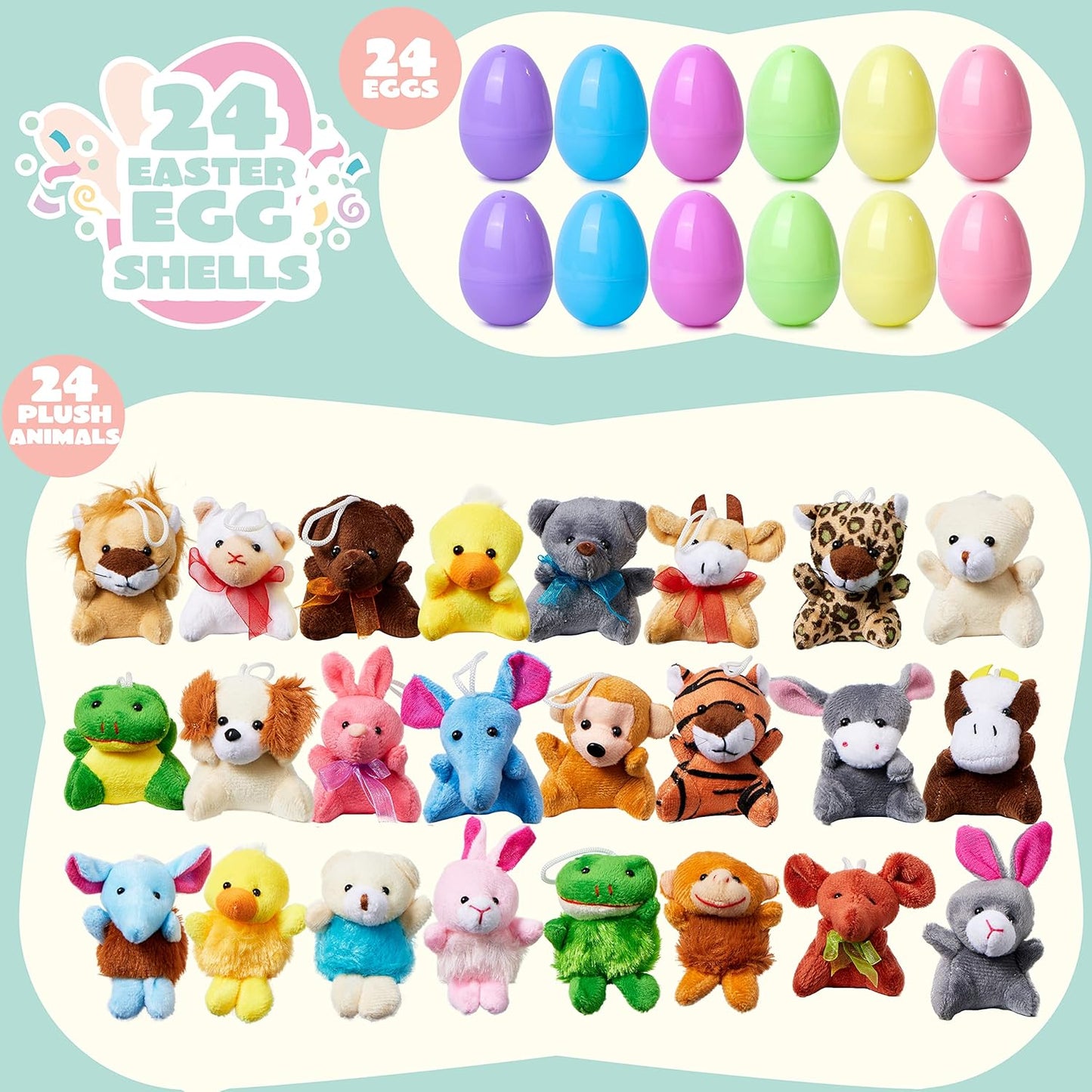 Easter Surprise Eggs | Prefilled Squishy Toys for Easter Egg Hunt 8