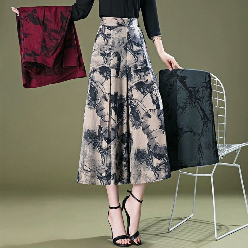 Elysian culottes | Prodyšný široký střih nohavic, odolné proti mačkání