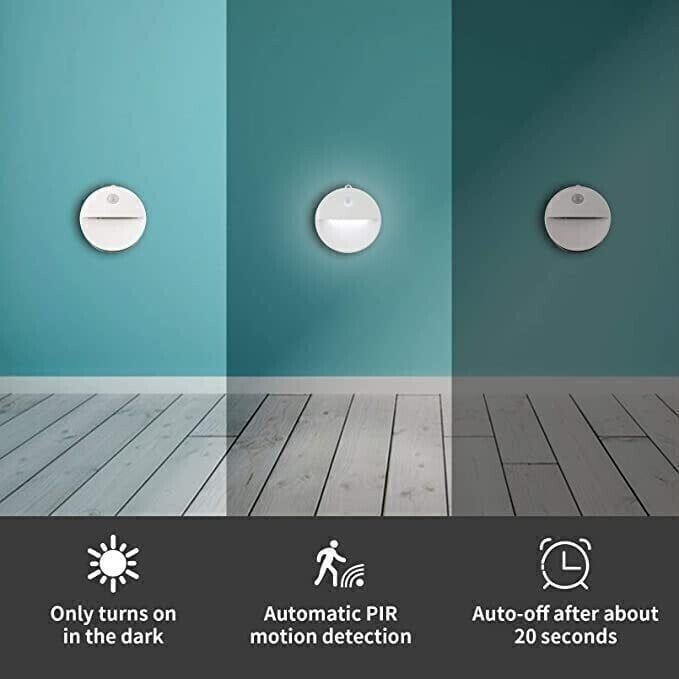 Elysium Motion Sensor Light | USB Rechargeable, Easy Installation, 200 Lumens 9