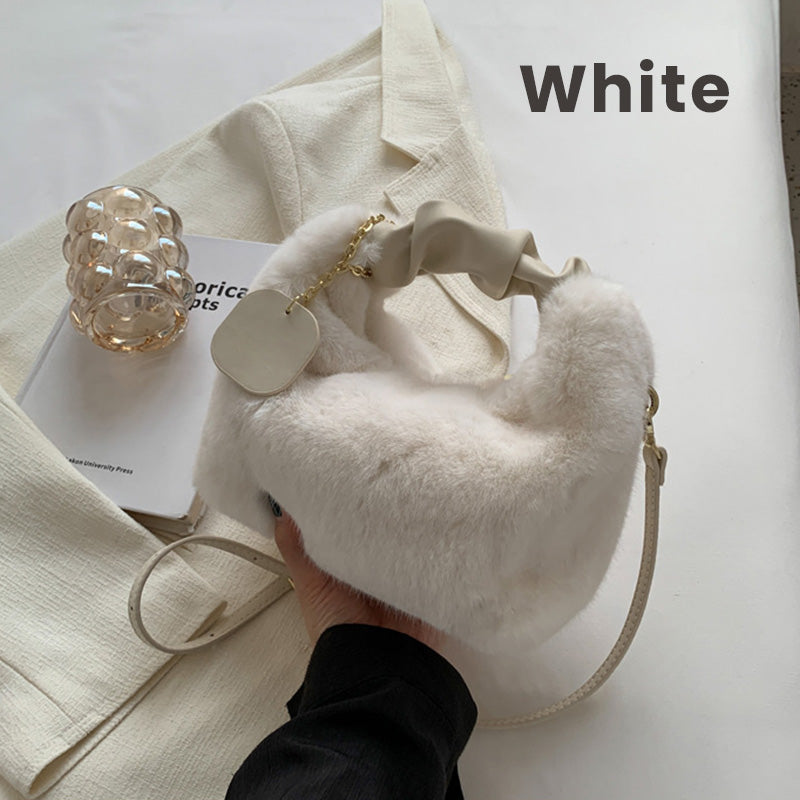 Faux Fur Chic Bag | Multifunctional, Skin-Friendly