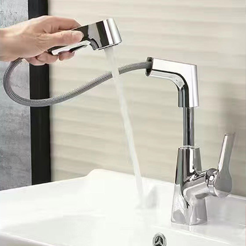 Haven Bathroom Faucet | Pull-Out Sprayer, 360-Degree Swivel, Gunmetal Gray Finish 11