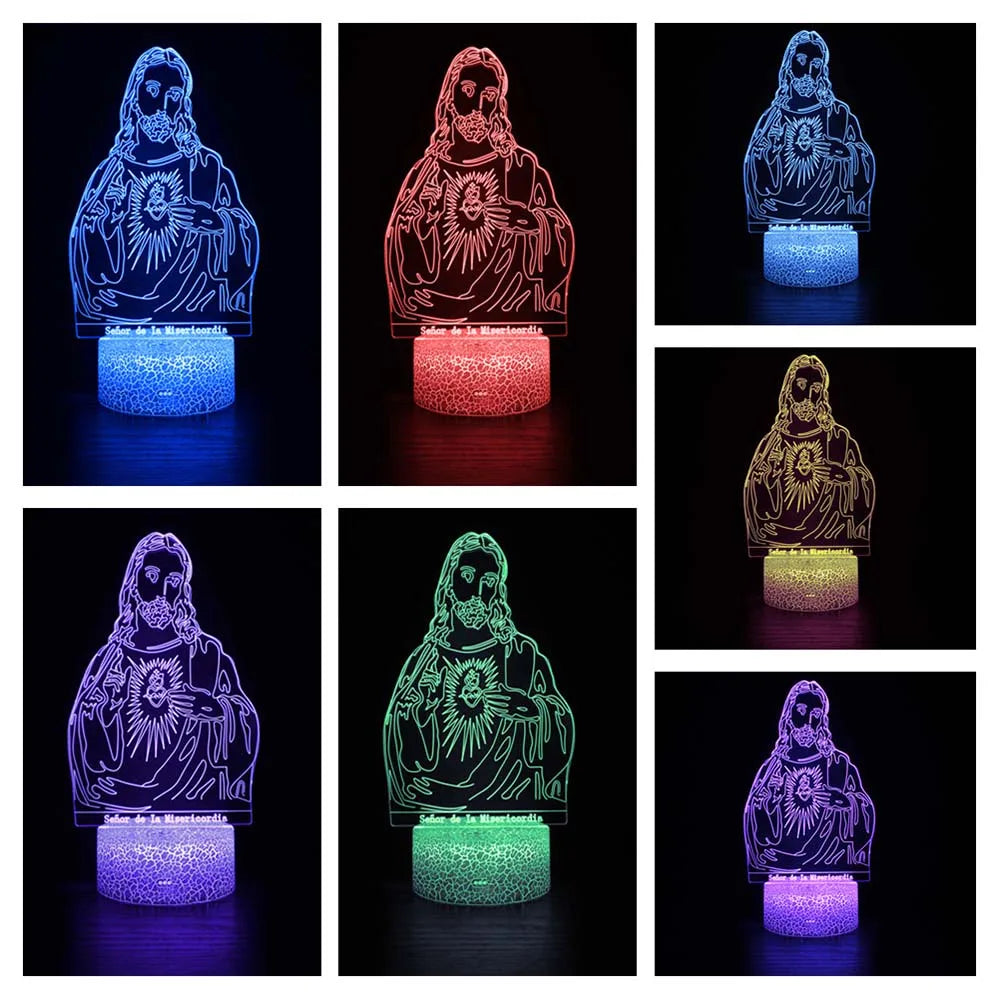Jesus LED Lamp