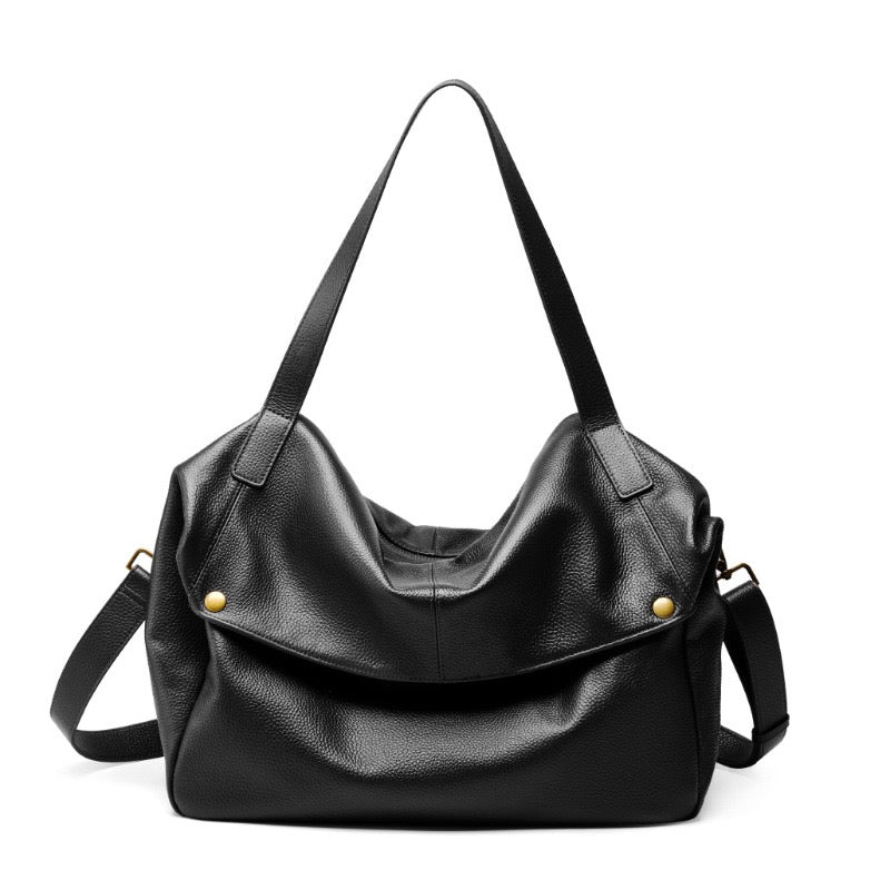 Elara — Women's Genuine Leather Tote Bag with Spacious Design