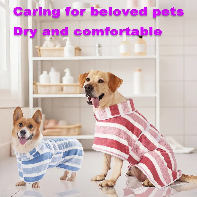 Koda Dog Bathrobe | Super Absorbent Microfiber 7