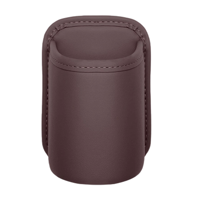 Liora Car Cup Holder | PU Leather, Wide-Mouth Opening, Phone Storage 17