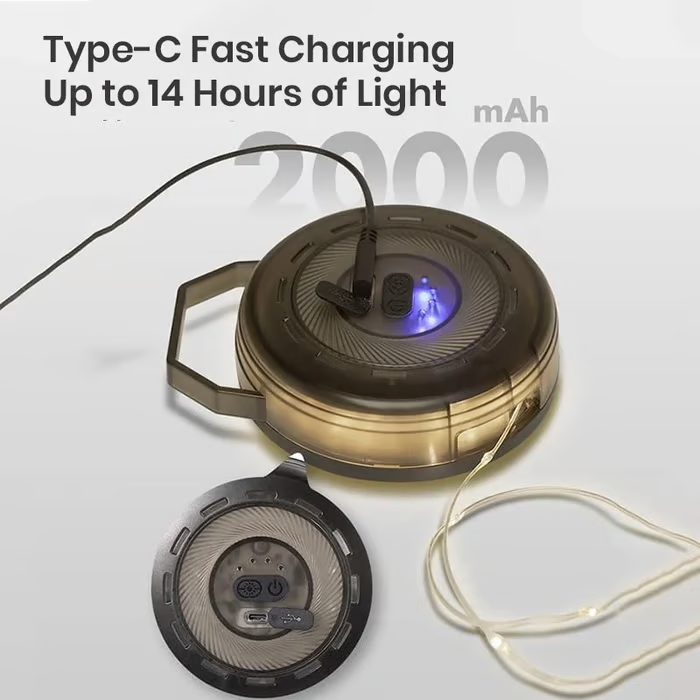 Luma Camping Light | Retractable Lantern & String Lights 7