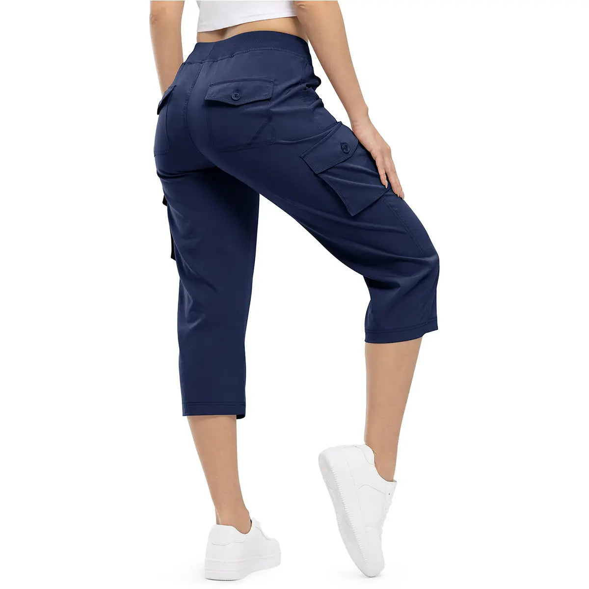 Luxe Women's Capris | Lightweight, Comfortable Fit with Spacious Pockets 12