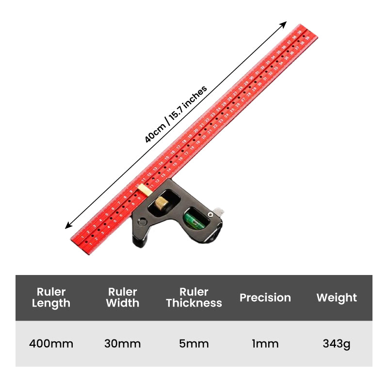 Maverick Angle Ruler Set | Stainless Steel, Precision Measurement Tools 7