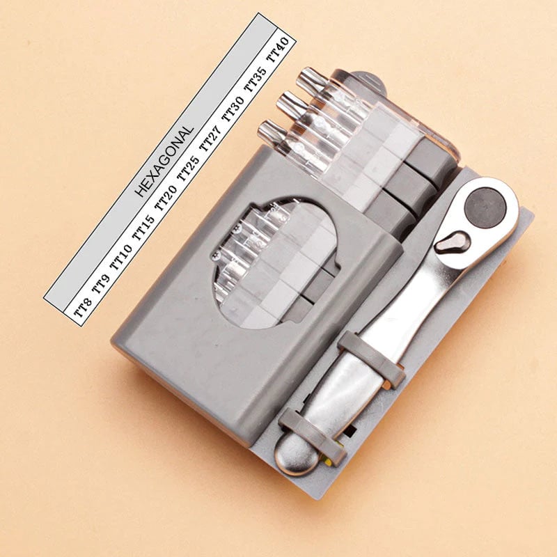 Mighty Mini Screwdriver Set | Multi-Functional with Ratcheting Handle 7