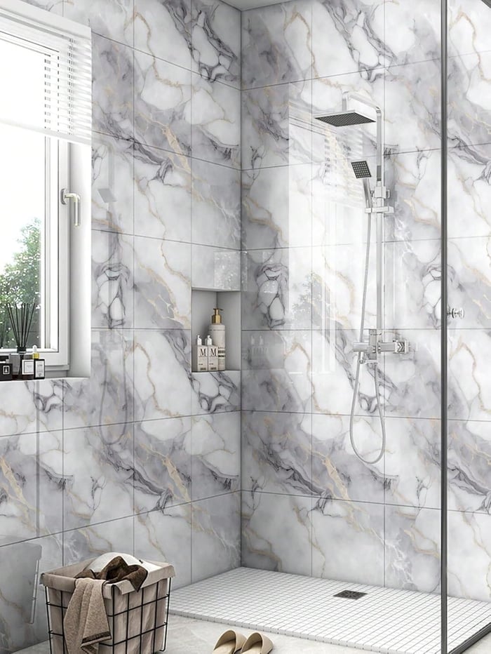 MiraWall Tiles | Marble-Inspired, Waterproof 8