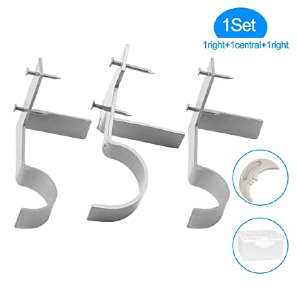 Nora Curtain Rod Brackets | No Drill, Heavy-Duty 8