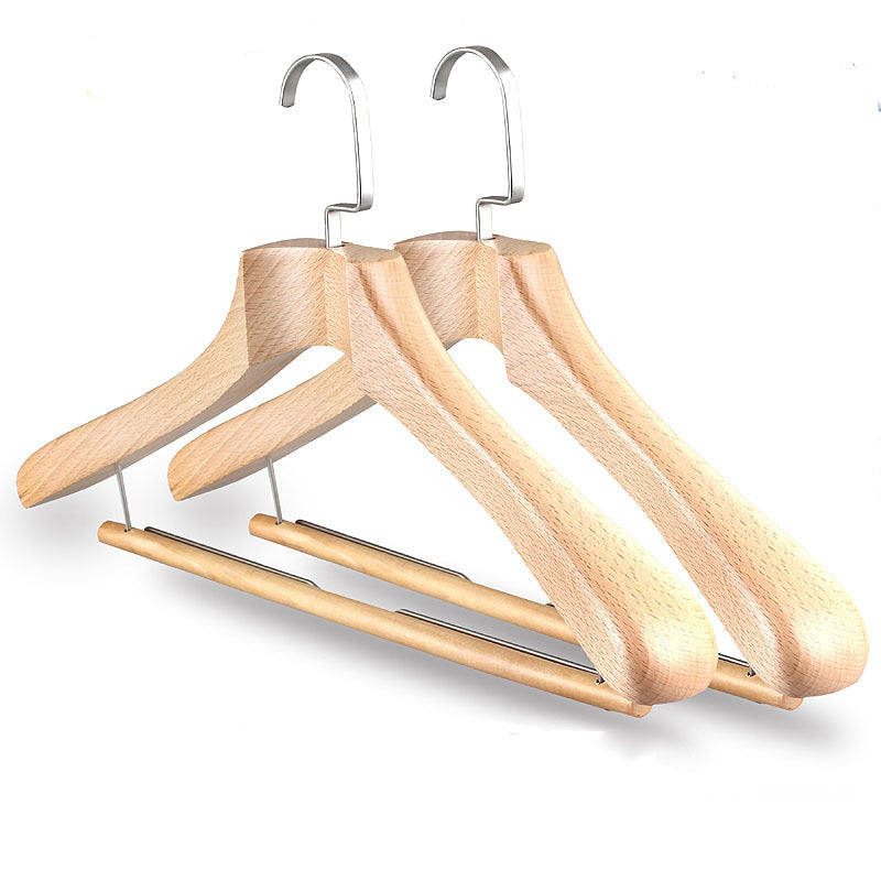 Brenmore Boldcut — Hardwood Suit Hangers with Sculpted Shoulder Support
