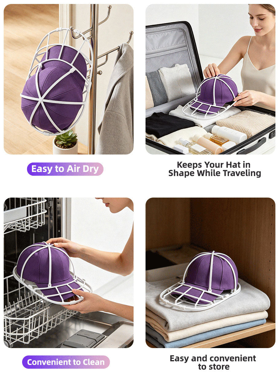 Pura Hat Washer Cage | Adjustable Shaper with Mesh Bag 7