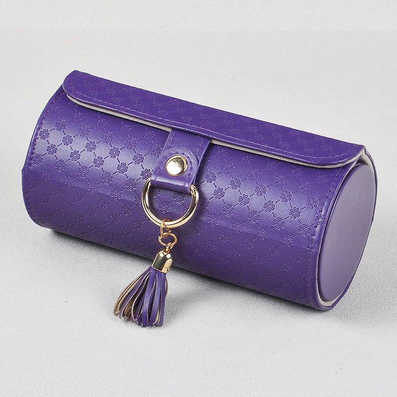 Pura Jewelry Box | Multi-Layer Travel Jewelry Organizer, Portable PU Leather Design 9