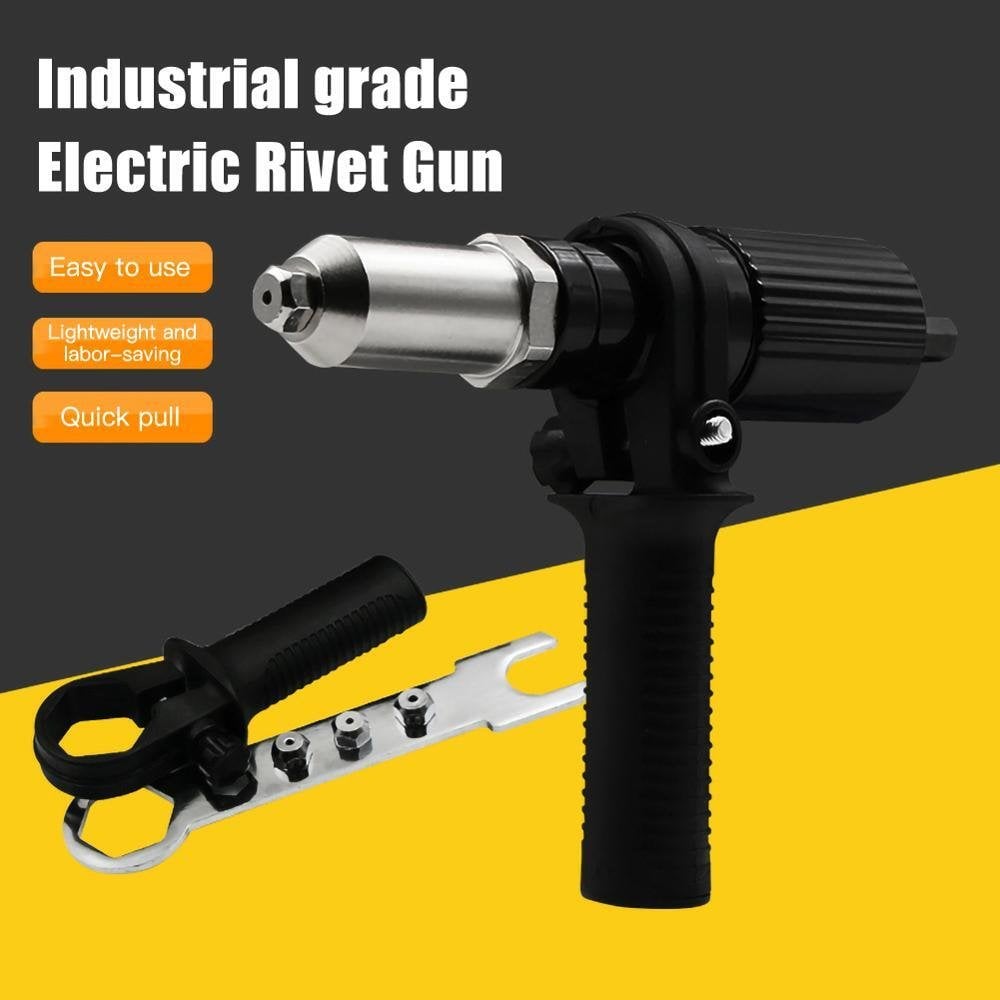Rivet Pro Adapter Kit | Durable Alloy Steel, 120 Blind Rivets, Compatible with Electric Drills
