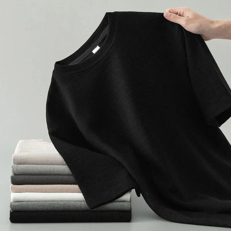 AirWaffle Tee™ — Stay Cool, Move Free, and Own Every Moment