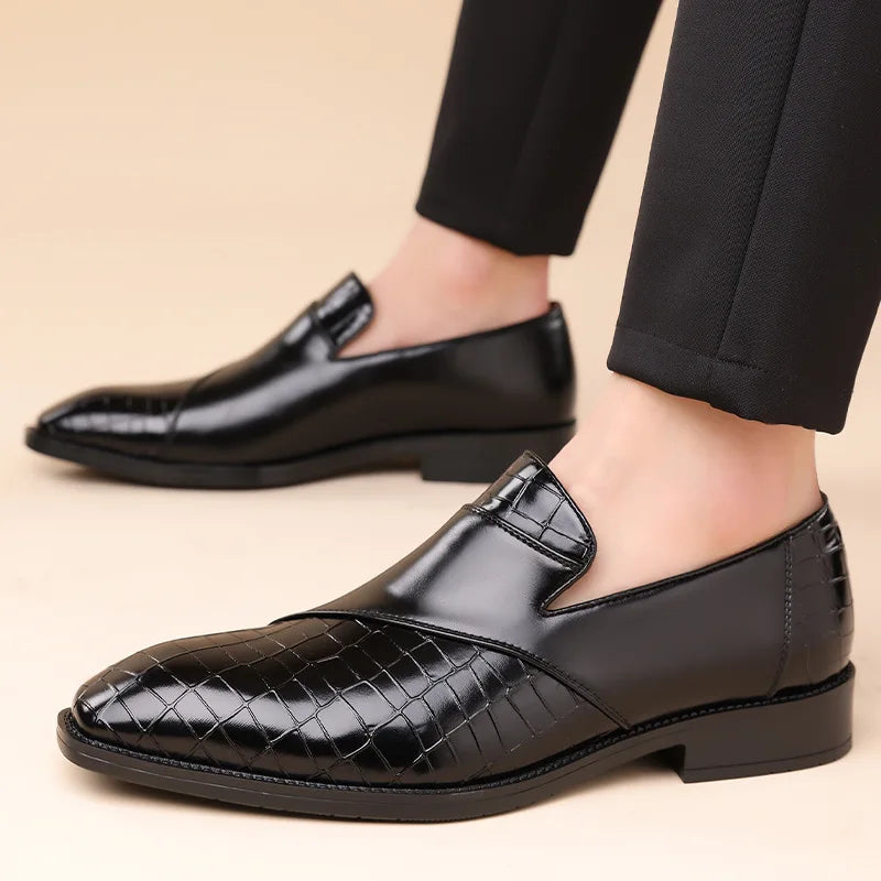 Patchwork Croc Loafers™ — Beheers de Kamer met Ongeëvenaarde Stijl en Zelfvertrouwen voor de Hele Dag