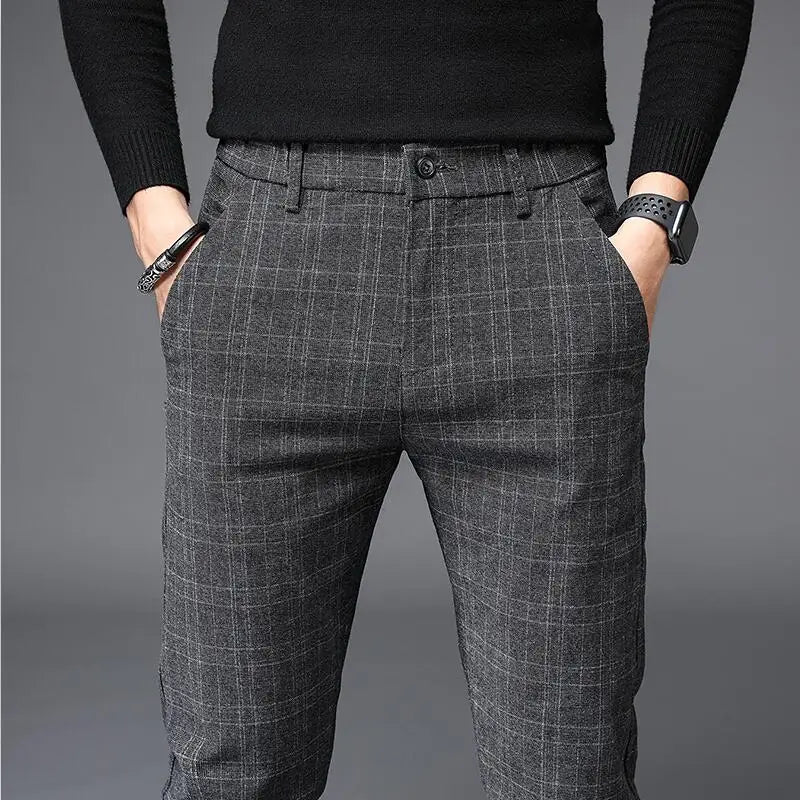 Checked Trousers™ — Sculpt Your Power Look and Own Every Room Effortlessly