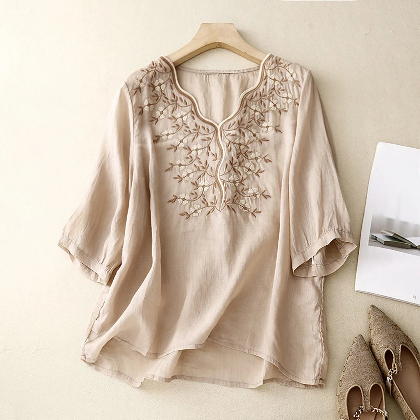 Featherlight Blouse™ — Embrace Effortless Elegance and All-Day Freedom