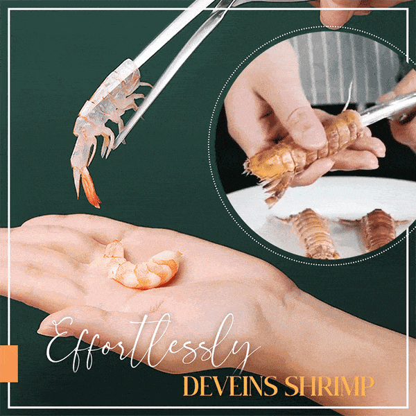 Sleek Shrimp Deveiner Tool | Ergonomic Stainless Steel Peeler