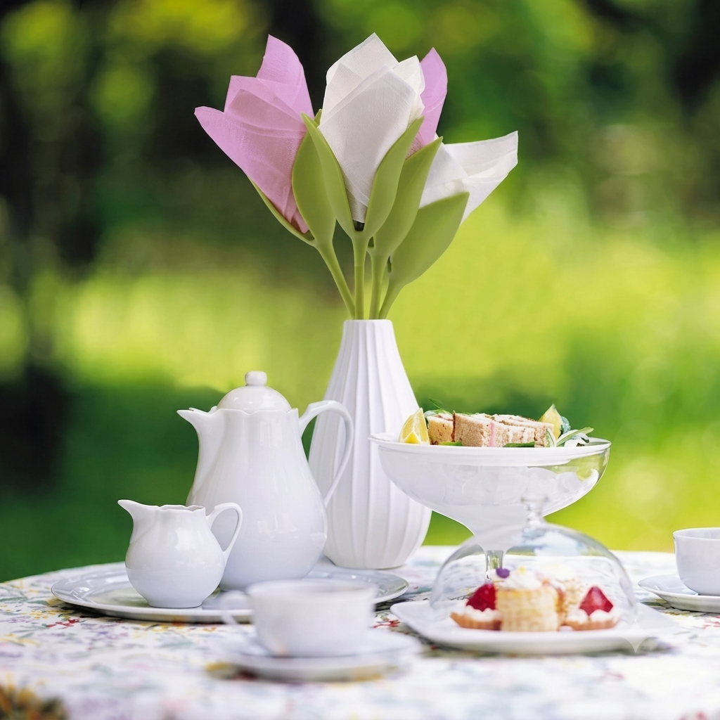Tulip Napkin Holder | Elegant Flower Design 7