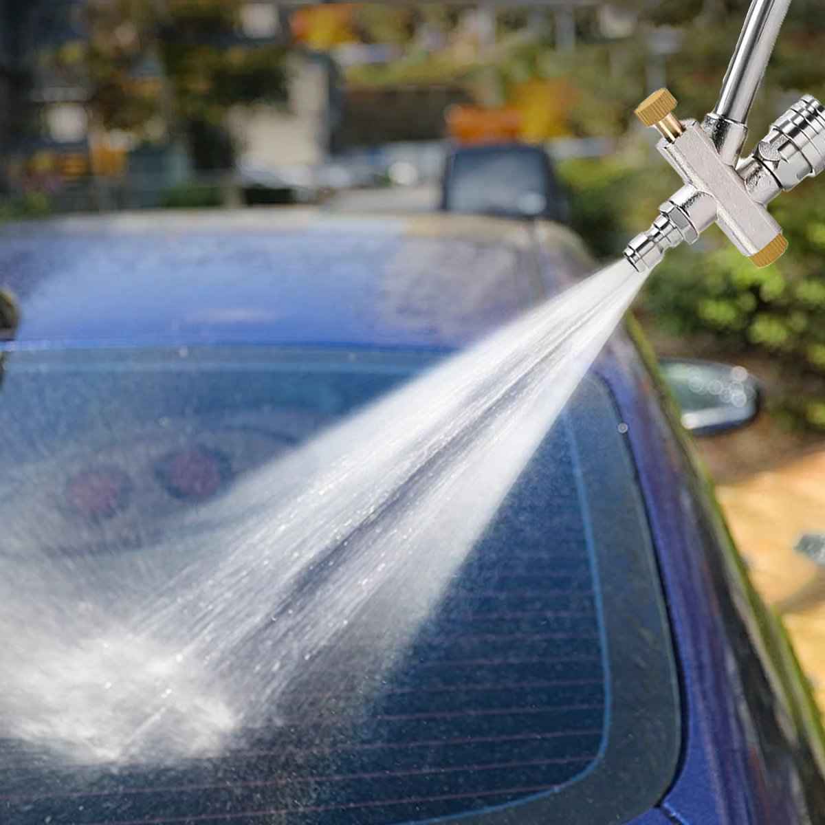 Turbo Car Washer Nozzle | 2-in-1 High-Pressure Sprayer with Five Power Wash Nozzles 4