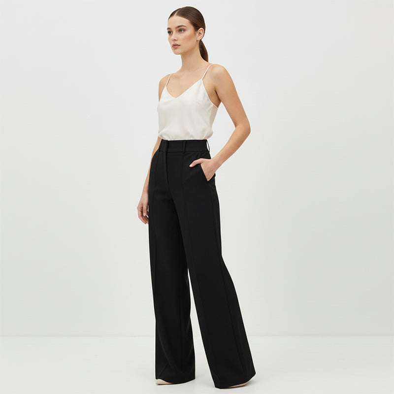 Waverly Women's Trousers | High-Waisted, Wrinkle-Free 8