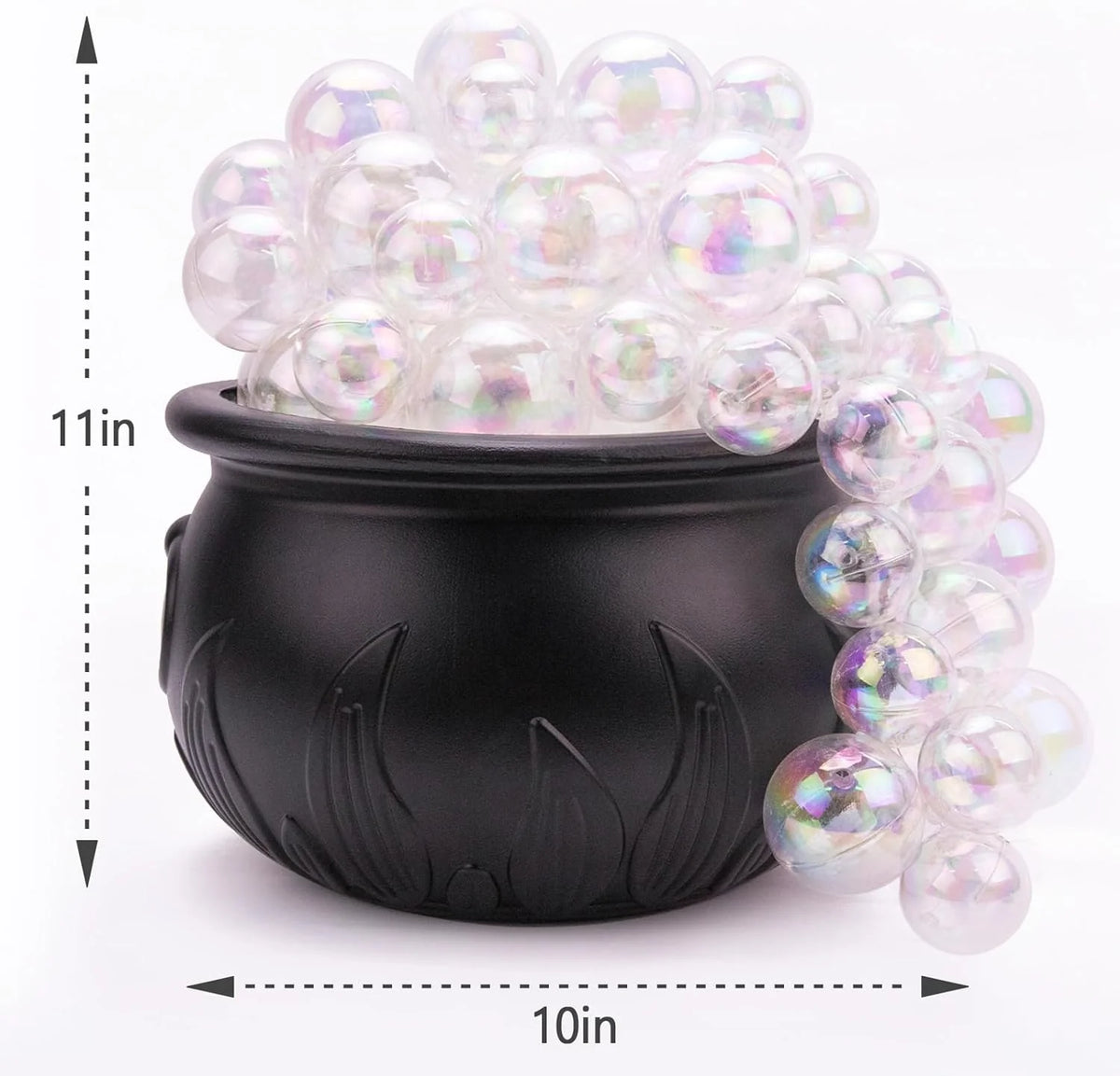Wisp Witch Cauldron | DIY Halloween Decoration with Twinkling Lights, Customizable Design 4