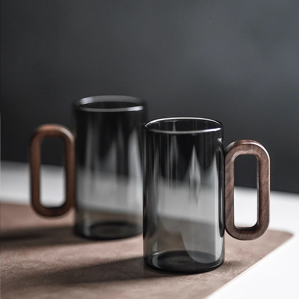 Smoked Gradient Glass Mug™ — Beheers Elke Slok met Zelfvertrouwen en Stijl