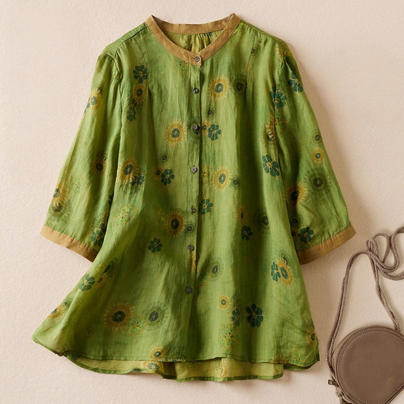 Avelaire™ Linen Blouse — Float Through Your Day in Effortless, Breathable Elegance