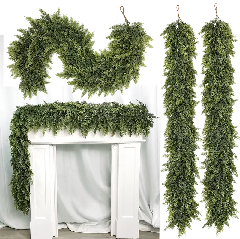 EverCedar Luxe™ Girlanda — Prineste nekonečné sviatočné teplo do každého kúta