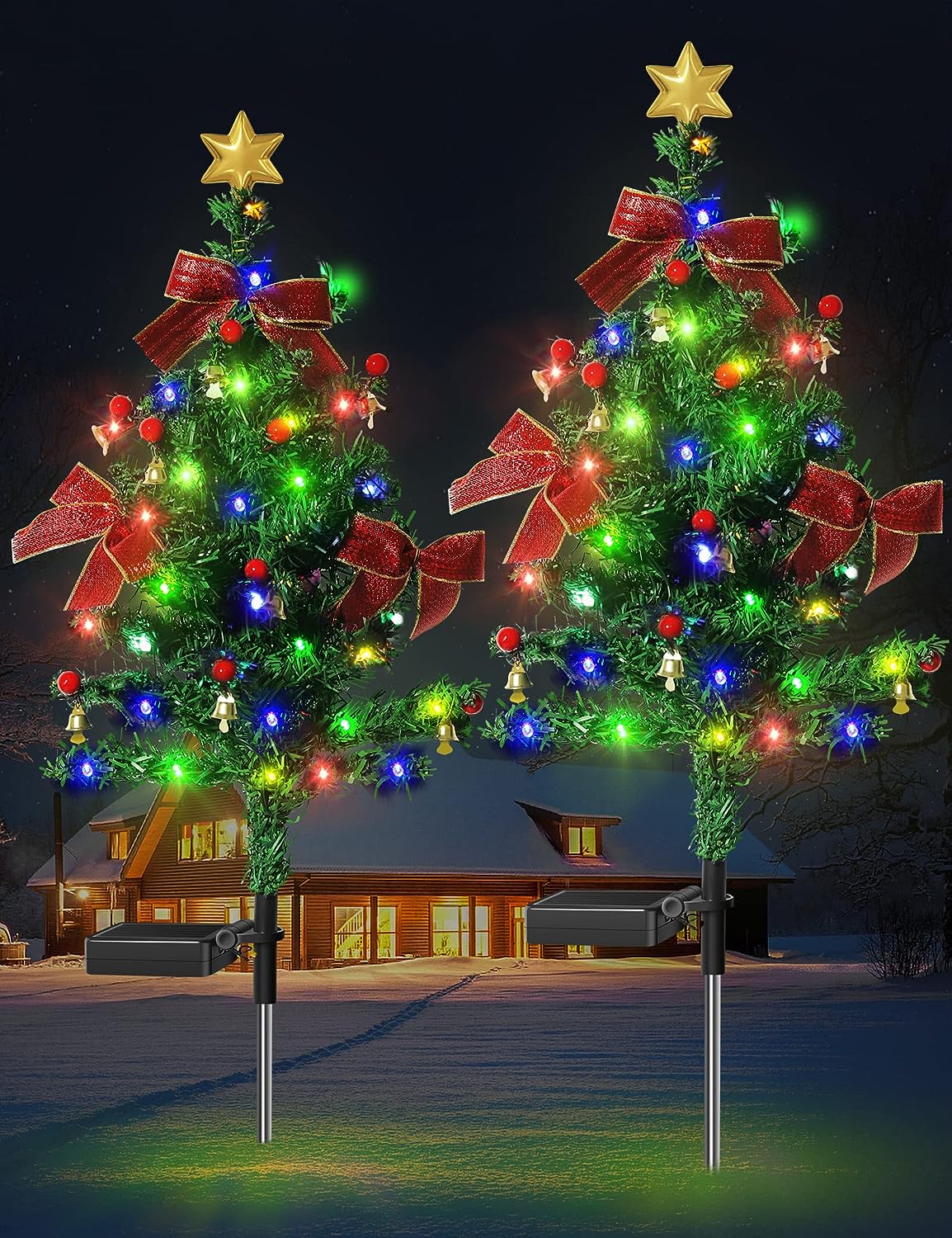 Solcelledrevne julelys