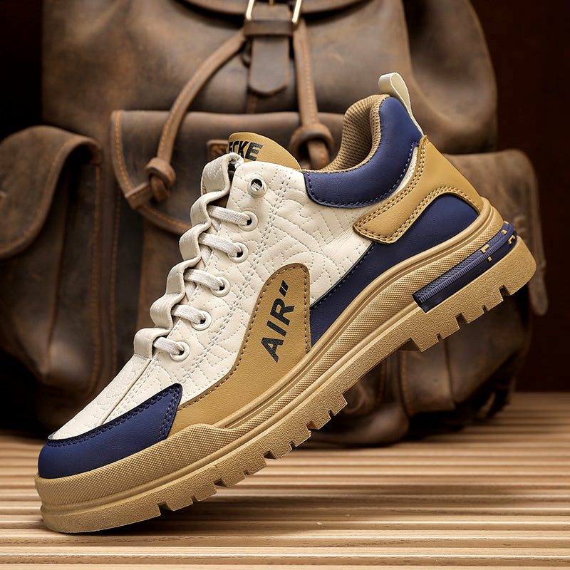 ECKE Air Leder-Plateau-Stiefel