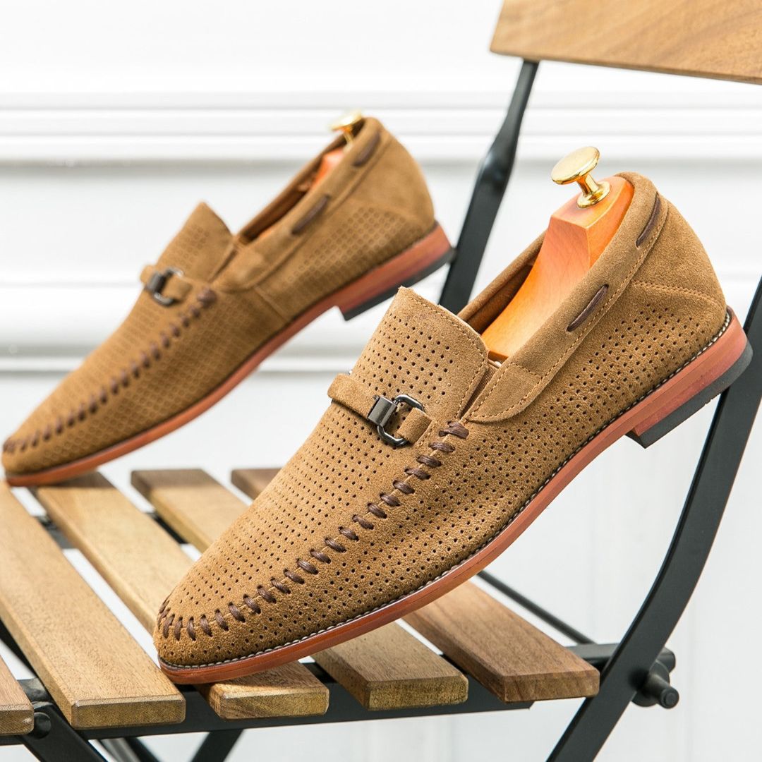 VeloLux™ Suede Loafers — Gå selvsikkert hele dagen i luksuriøs komfort og stil