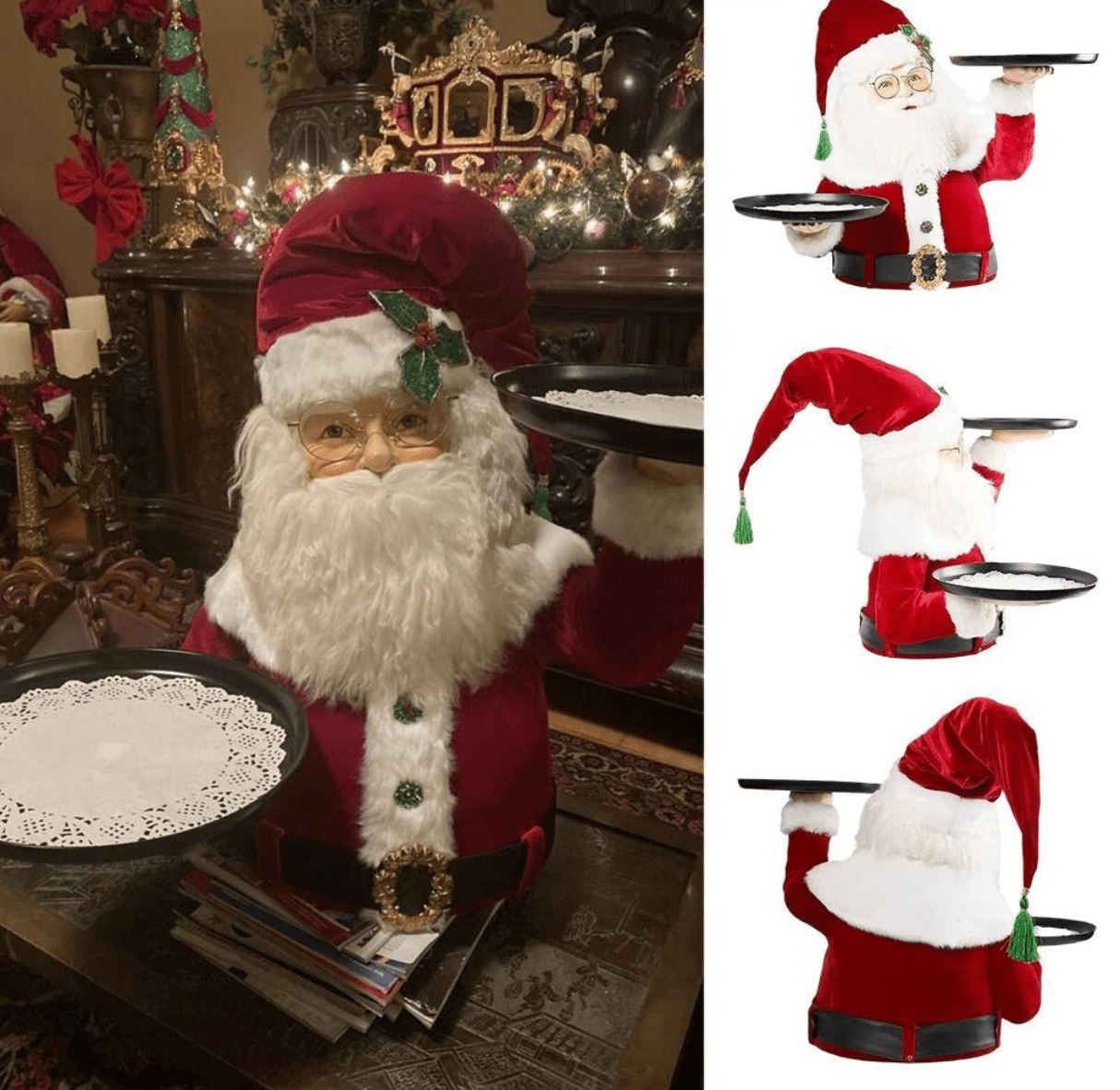 Glizm Home A The Santa Big Tray